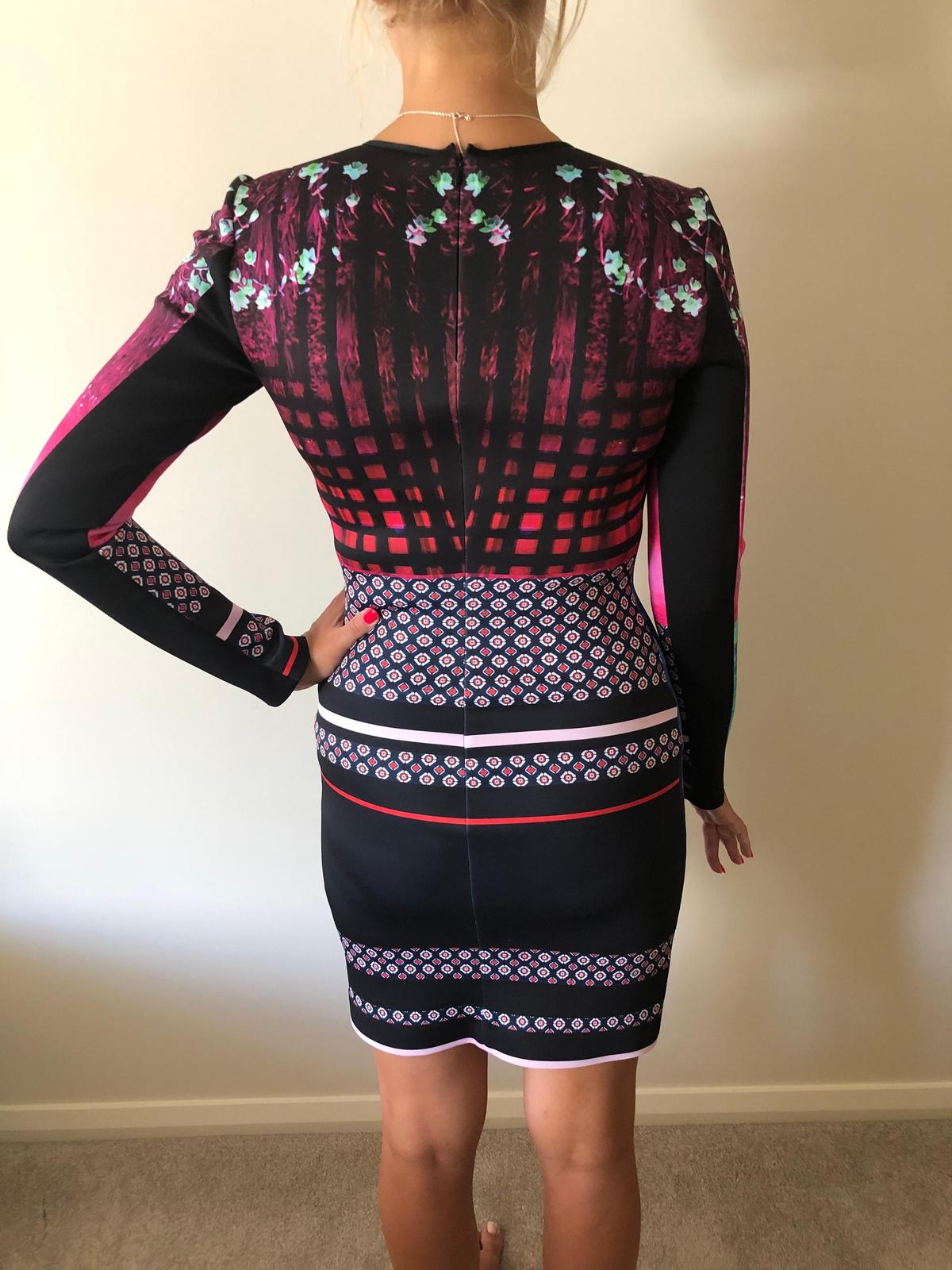 Clover Canyon Enchanted Woodlands Long Sleeve Dress Print Size 8 photo 5