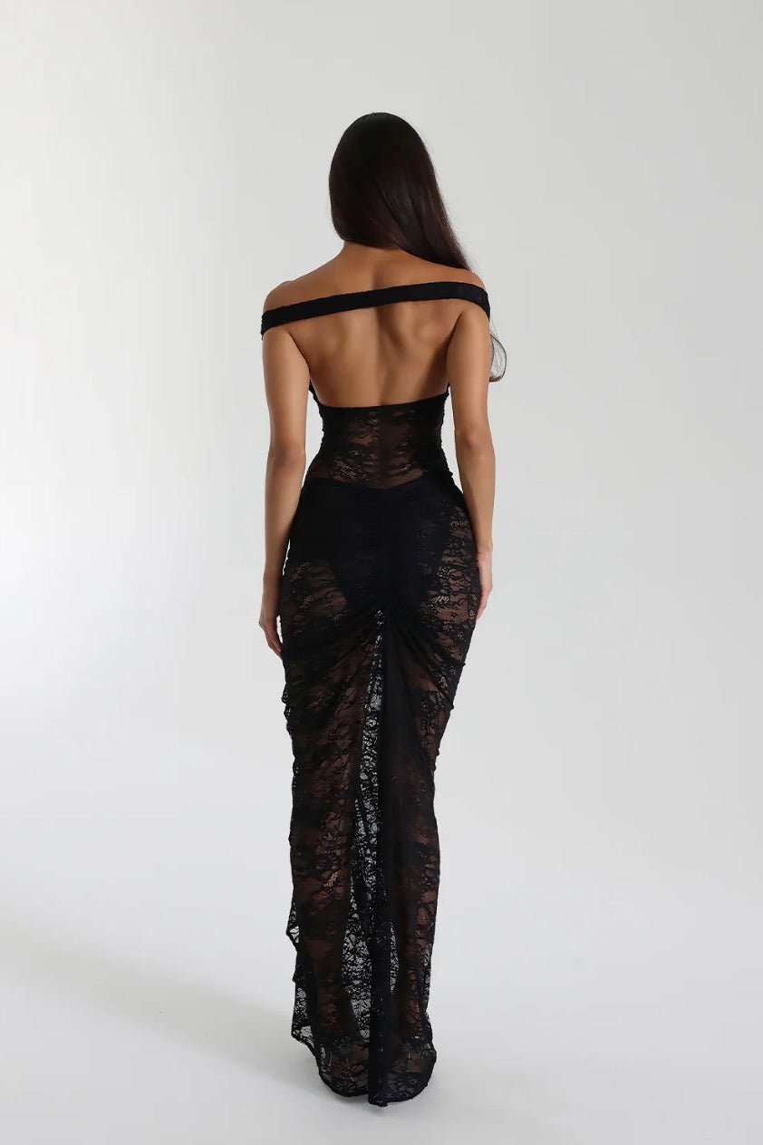 NATALIE ROLT AUBREY DRESS - BLACK photo 2