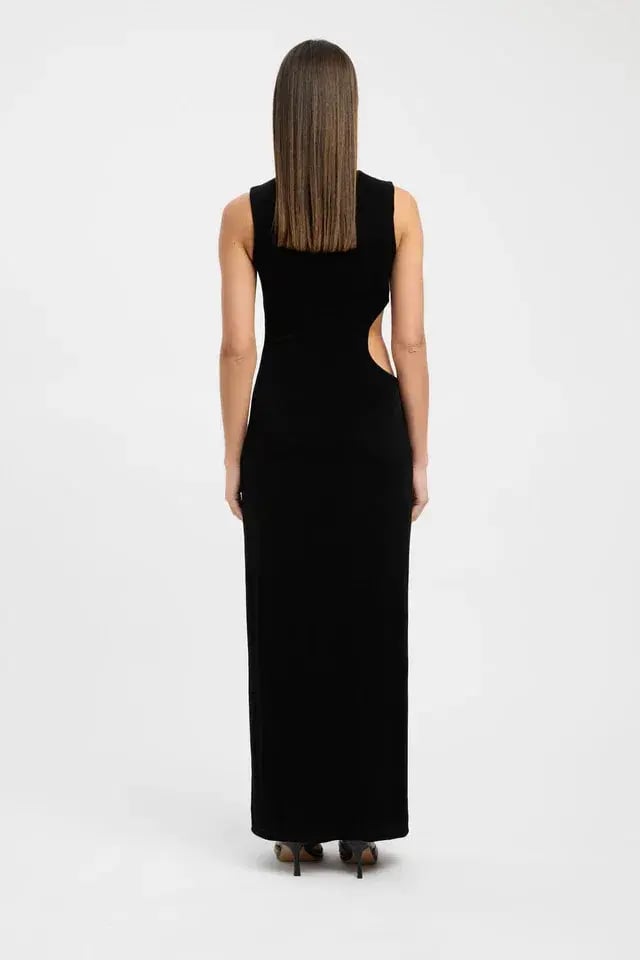 Kookai Margot Maxi Dress Black Size AU 8 photo 3