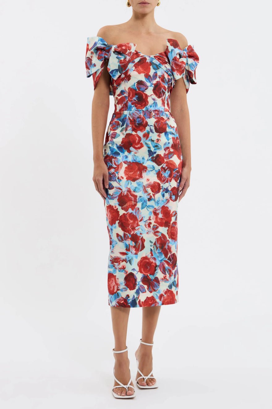 Rebecca Vallance Fleurette Midi Dress photo 4