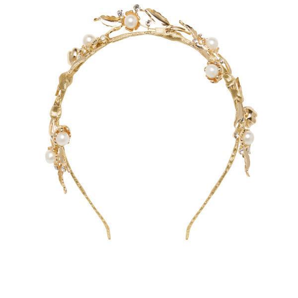 Heather McDowall Bridal Clementine Headpiece Gold photo 3
