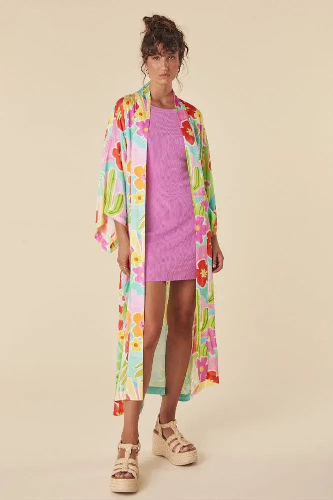 Spell Margie Hour Maxi Robe in Tutti Fruiti One Size photo 2