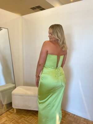Lia Stublla Monika Gown Light Green photo 4