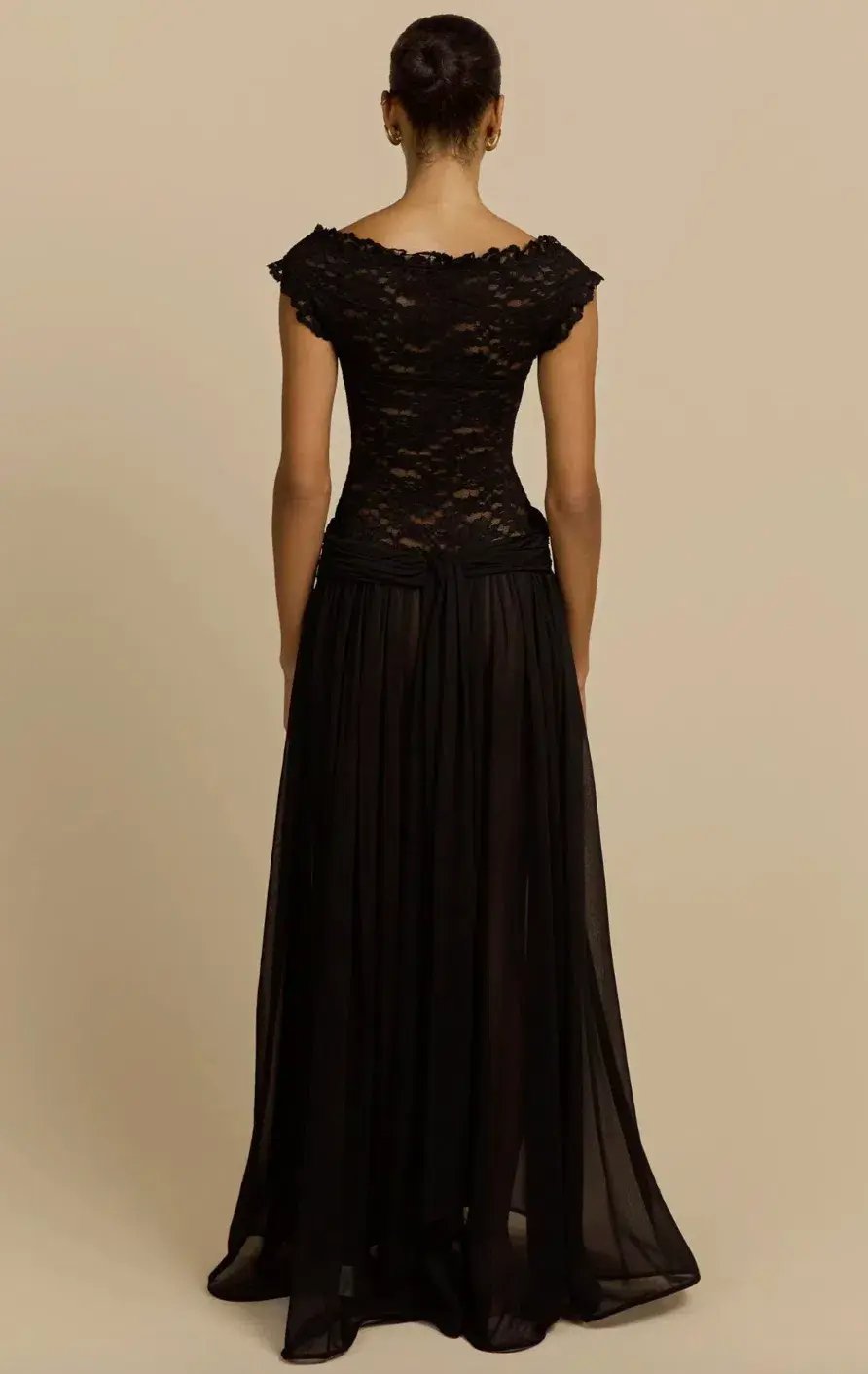 Arcina Ori, ARABELLA DRESS, black, Midi size 8 photo 2