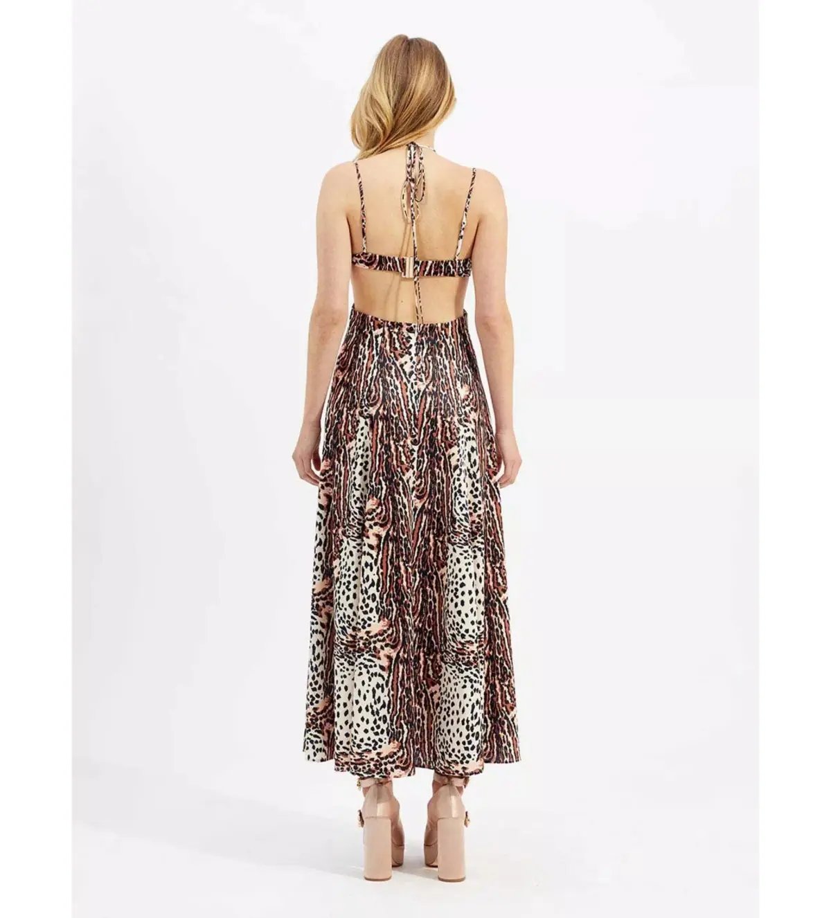 Alice McCall Havana Affair Midi Dress Tigers Eye Print Size XL / AU 14 photo 3