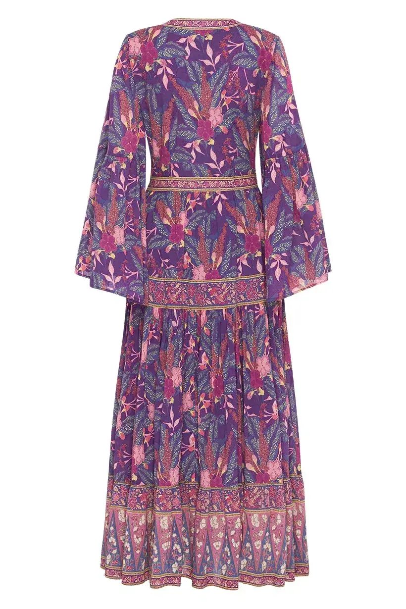 Spell & The Gypsy Collective Bianca Gown Wisteria Size M photo 4
