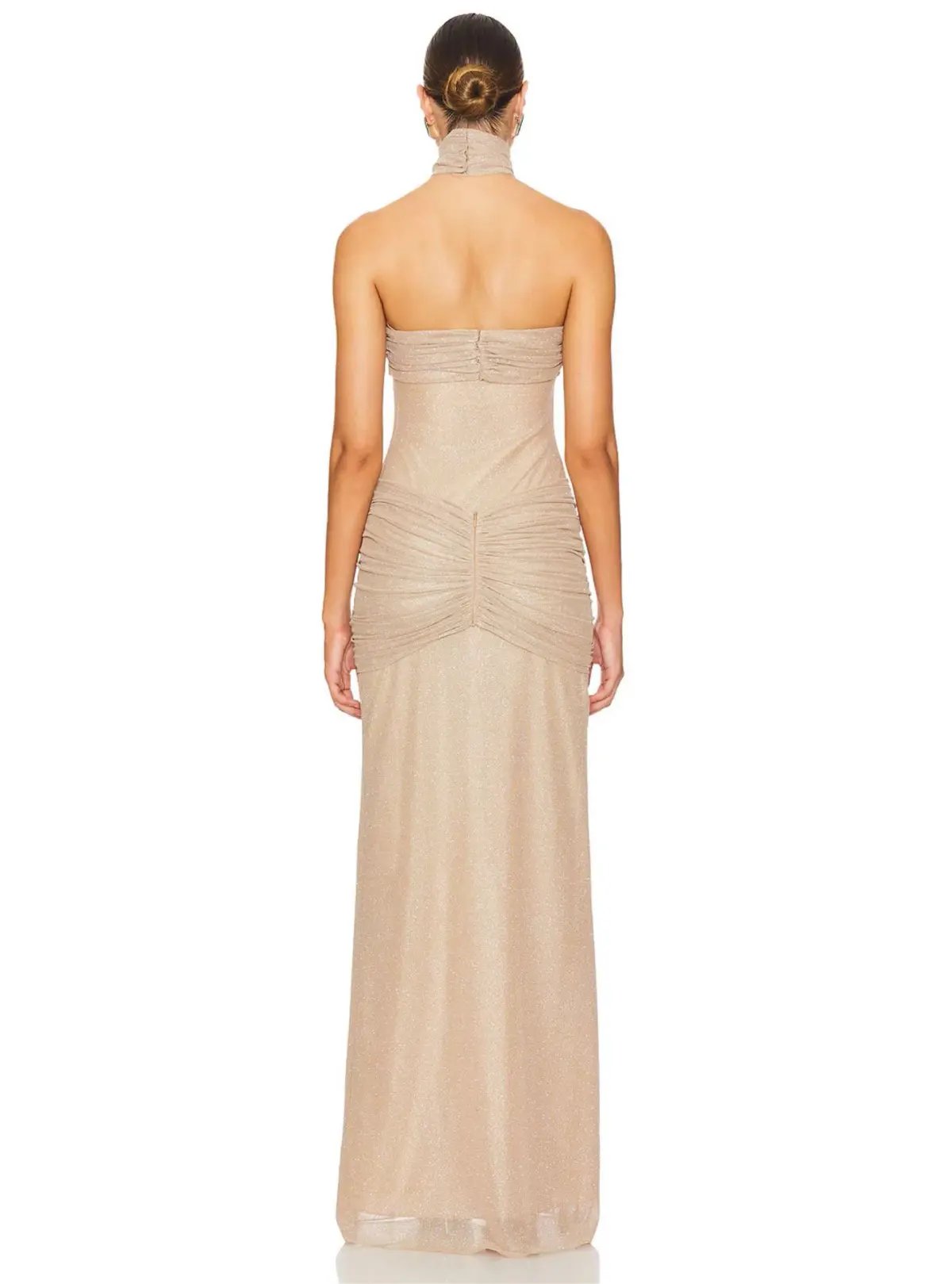 Mirror Palais Starlite Glitter Mesh Dress Diamond Sand Size XS / AU 6 photo 3