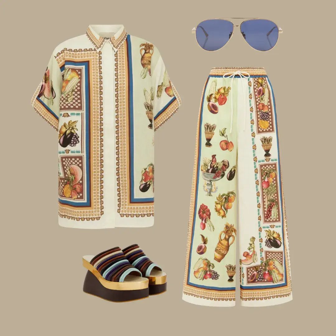 Alemais Mercado Shirt and Pant Set Size 16 photo 4
