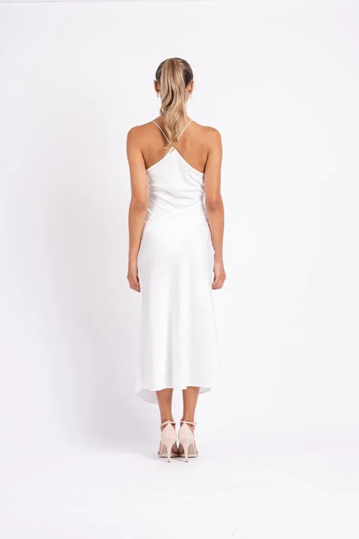 One Fell Swoop Muse Maxi Dress White Maxi Size 8 photo 2