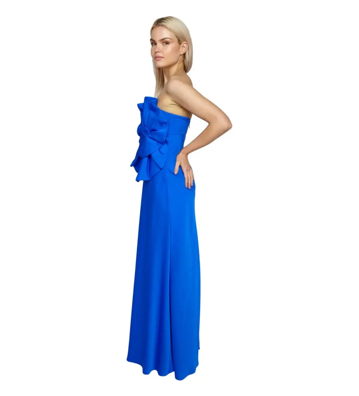 Sheike High Society strapless dress in electric blue size AU 6 photo 2