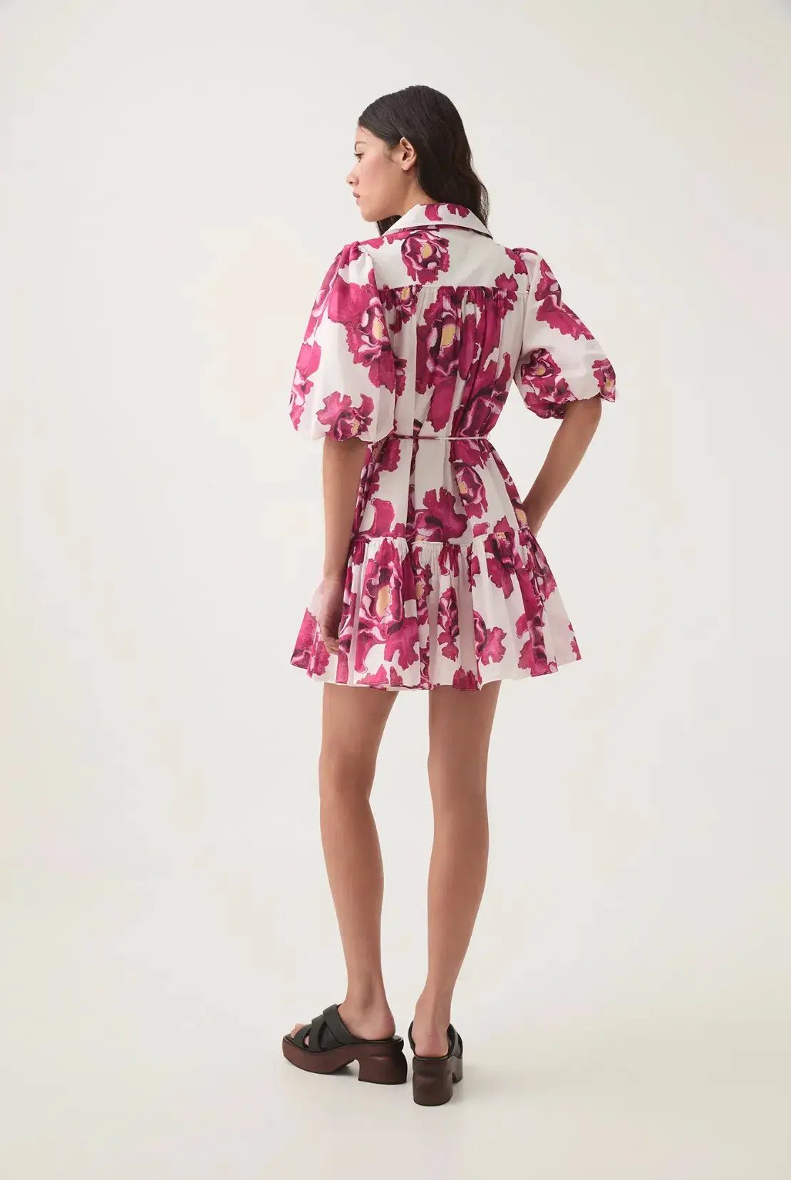 Aje Eliza Smock Mini Dress Boldly Blooming Size S / AU 8 photo 5