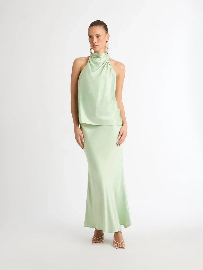 Sheike Stella Top & Gracie Skirt Sets in Sage Size 16 photo 3