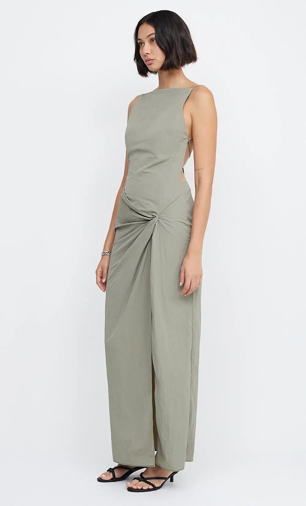 Bec & Bridge Adrianna Maxi Dress In Sage Green Size 8 photo 2