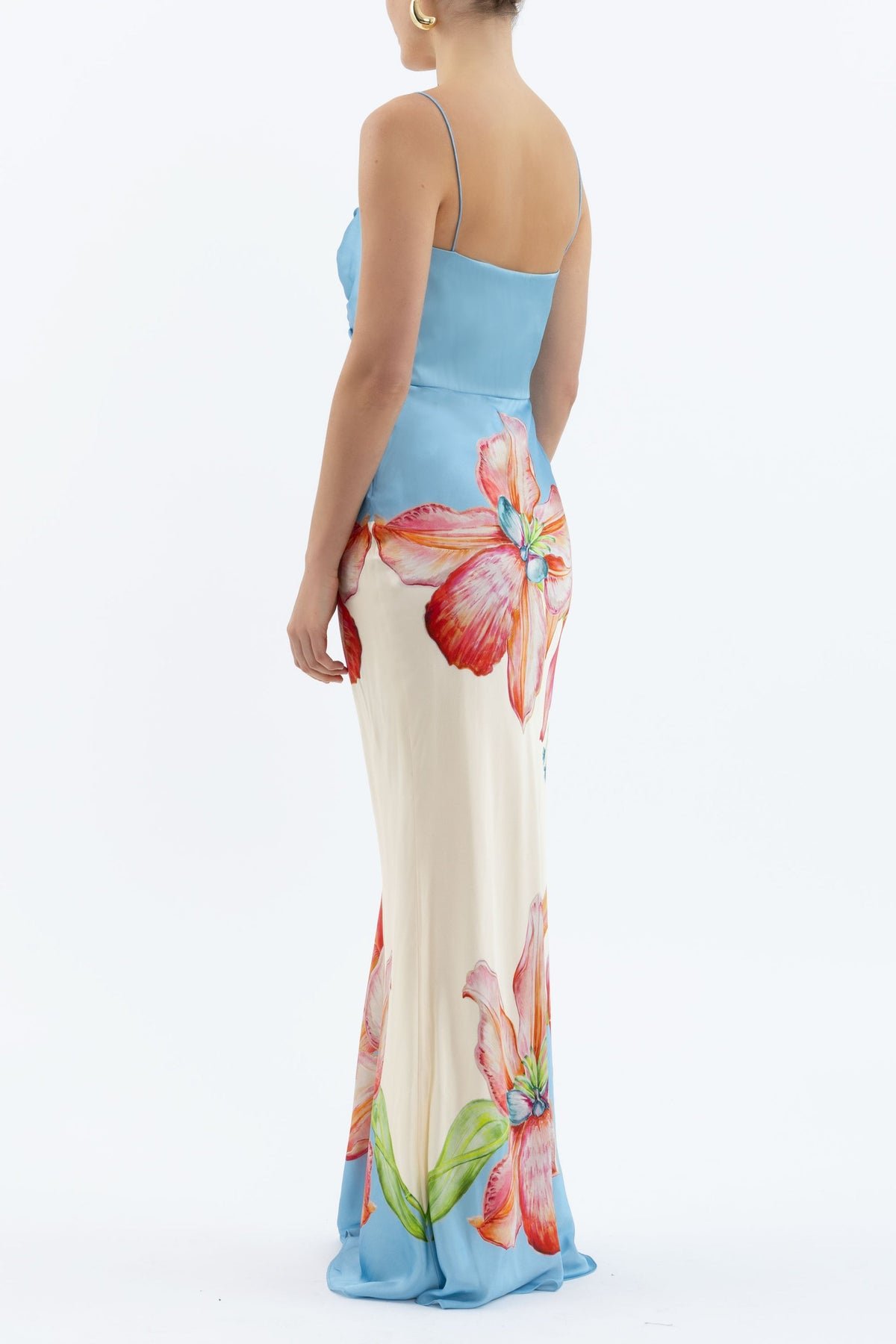 Orchid Oasis Strap Gown photo 2