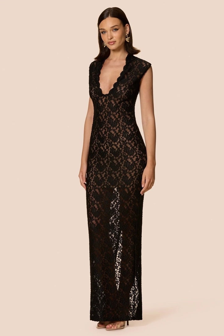 Nookie Mystique Maxi Dress - Black photo 2