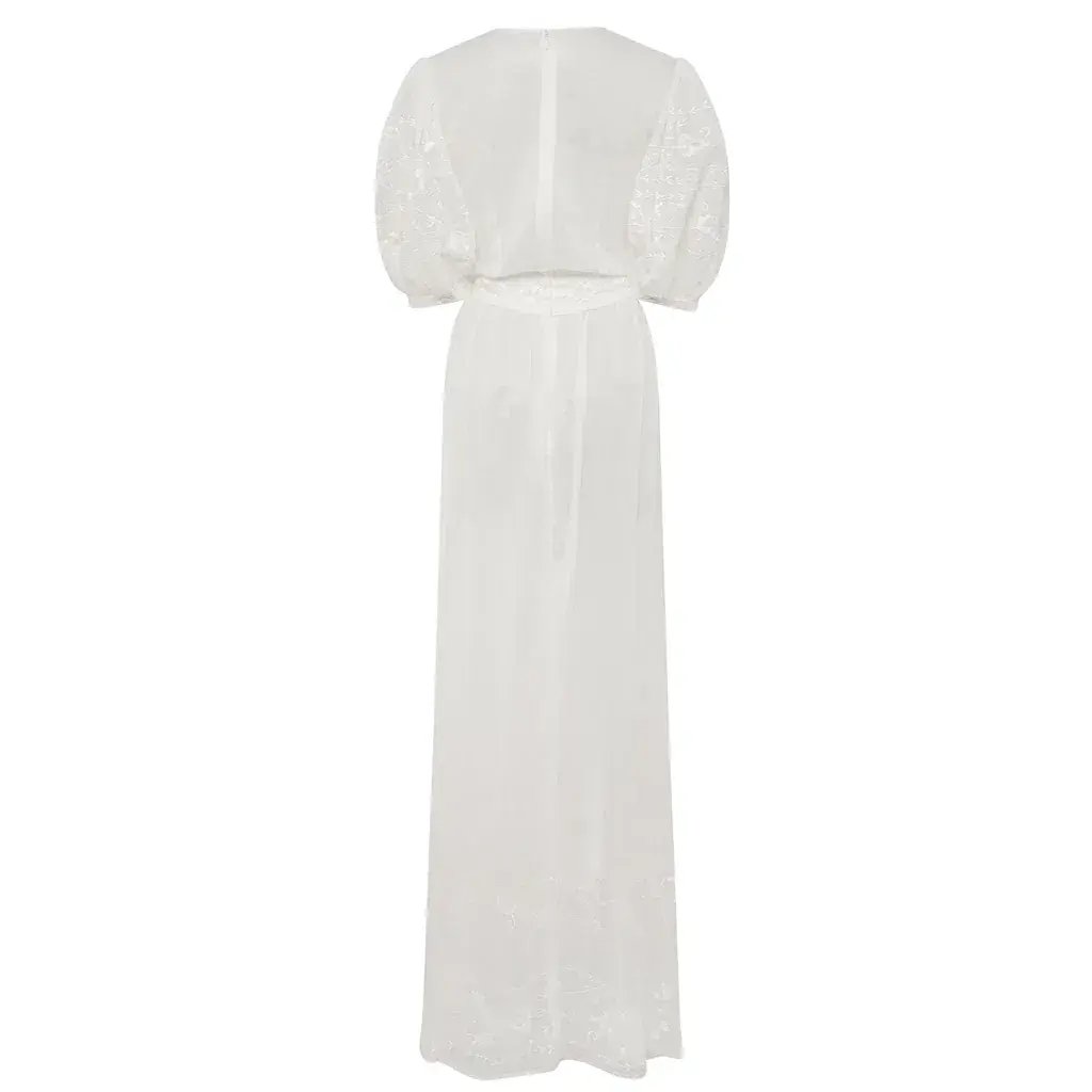 All That Remains Jean Dress White Size 10 photo 4