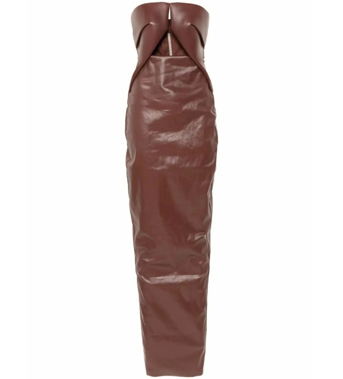 Rick Owens Prong Gown Brown Size AU 6 photo 8