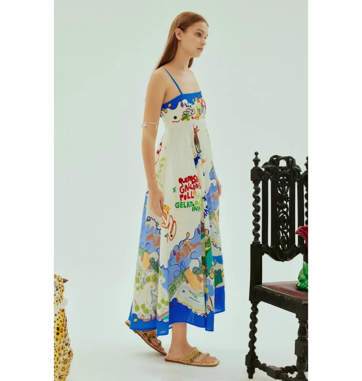 Alemais Nadia Sundress Print Size AU 8 photo 3