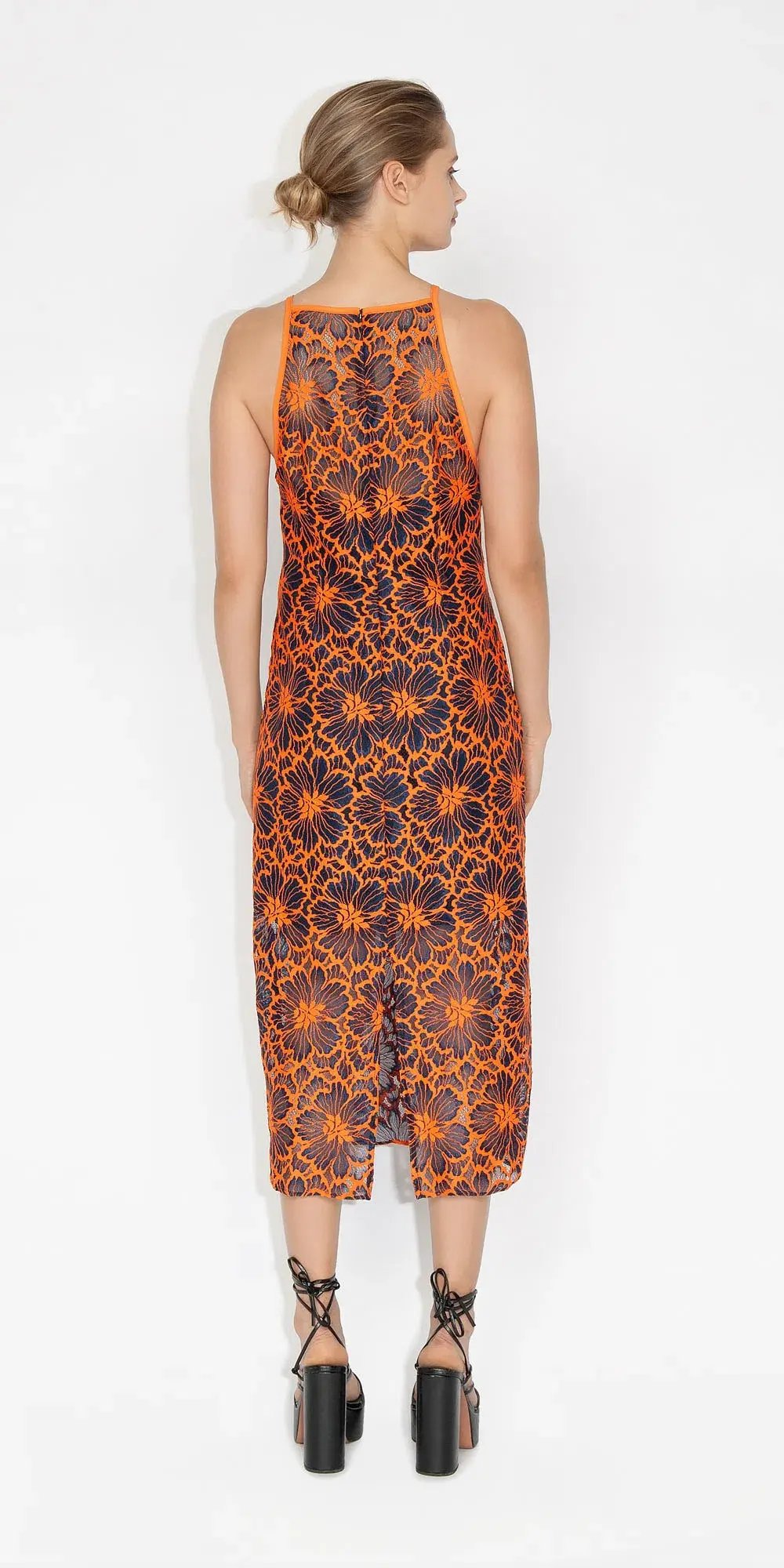 Cue Contrast Floral Lace Dress Size 10 photo 2