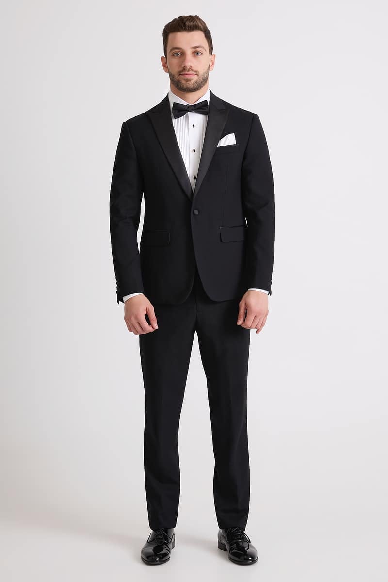 Black Tuxedo Peak Lapel Standard Package photo 6