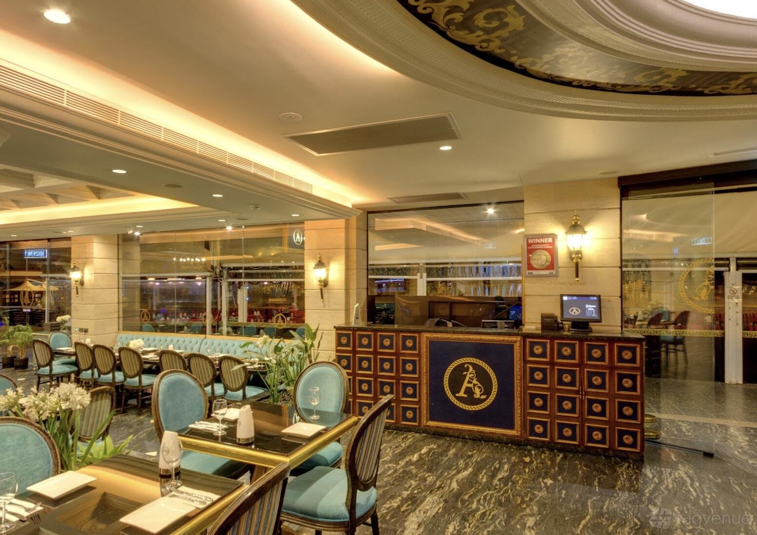 Indoor Dining Room at Armani Restaurant photo 10