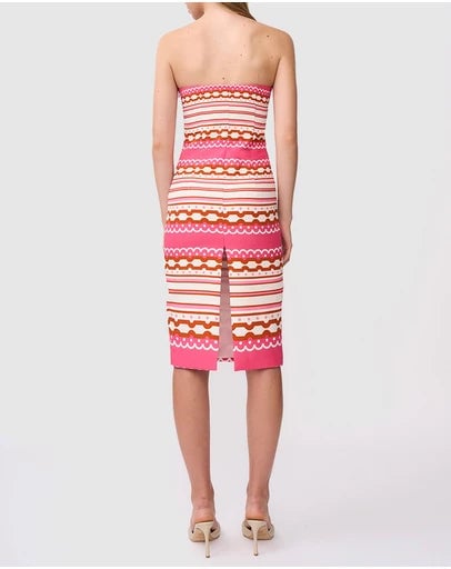 By Johnny Melina Mosaic Midi Dress photo 4