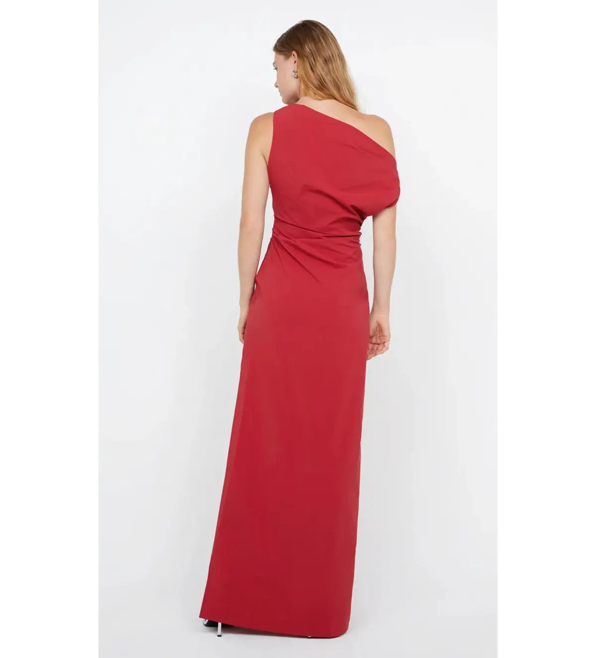 Bec & Bridge Angelina Asym Maxi in Cherry Size 10 photo 3