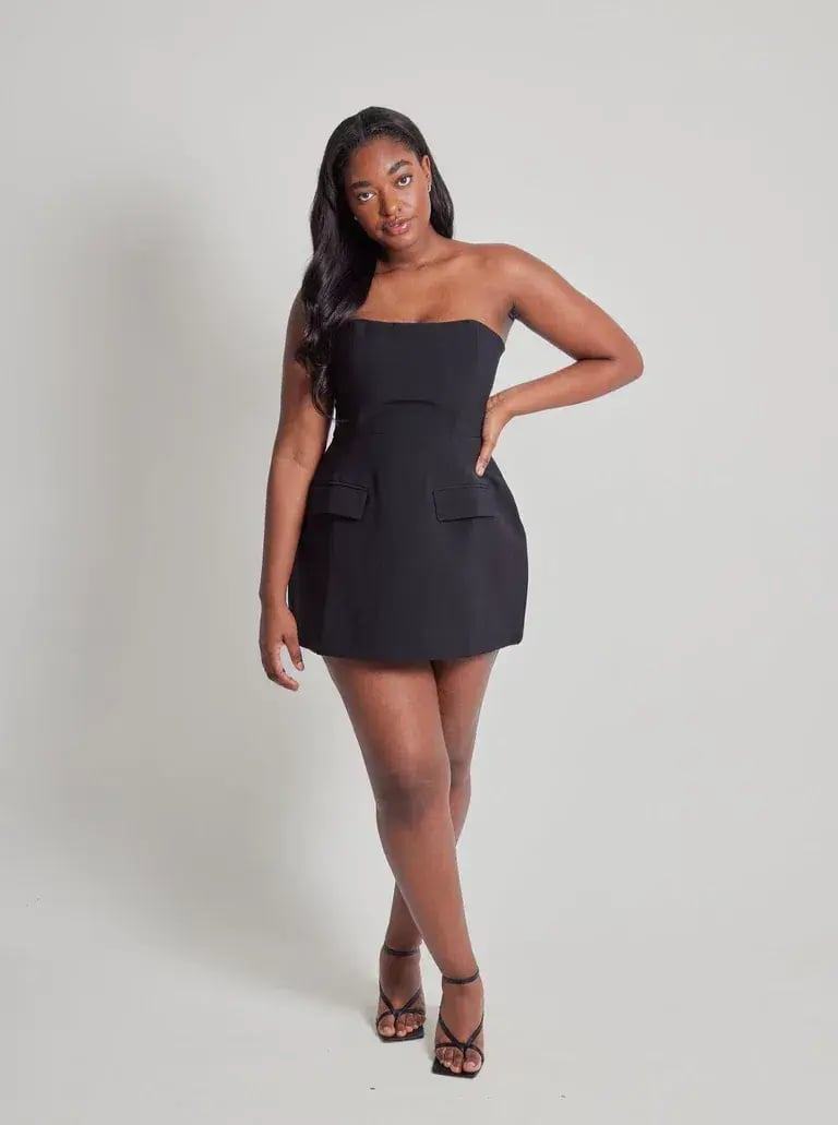 Odd Muse The Ultimate Muse Strapless Dress in Black Size 12 photo 3