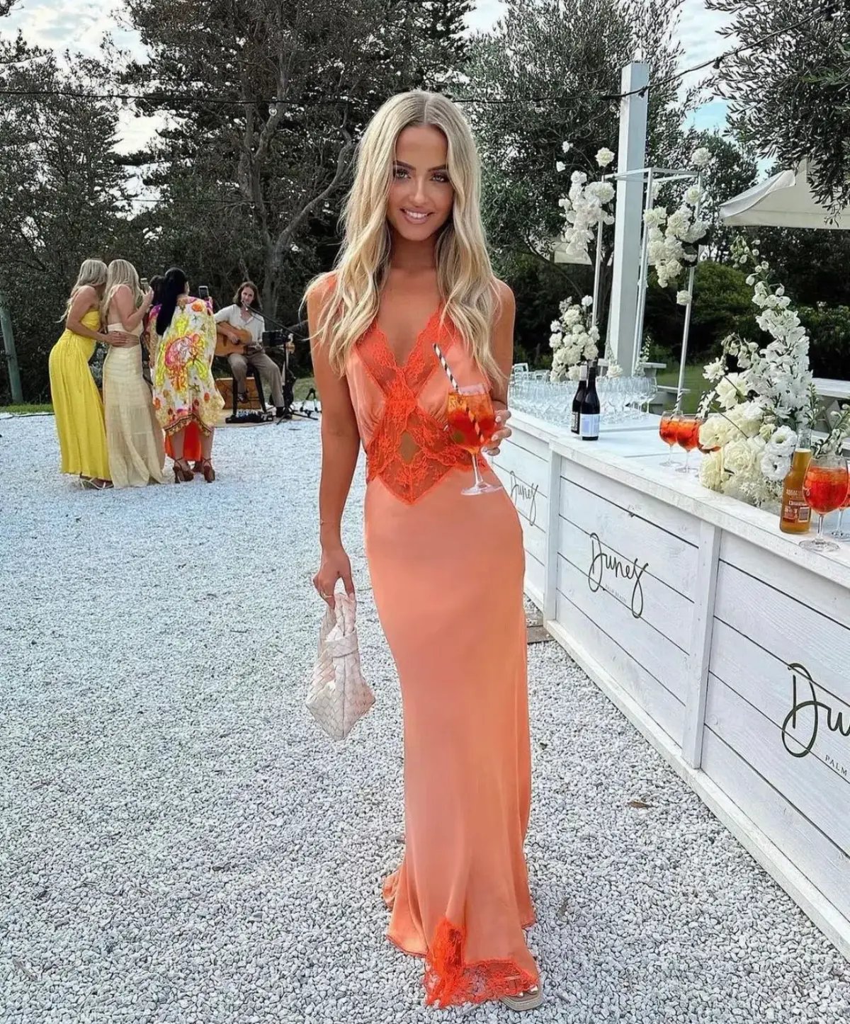 Sir the Label Aries Cut Out Gown Peach Size 3 /AU 12 photo 3