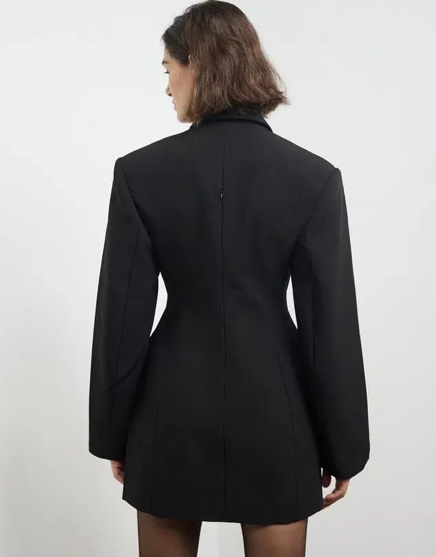 CAMILLA AND MARC MACKINLEY BLAZER DRESS BLACK  SIZE 8 photo 5