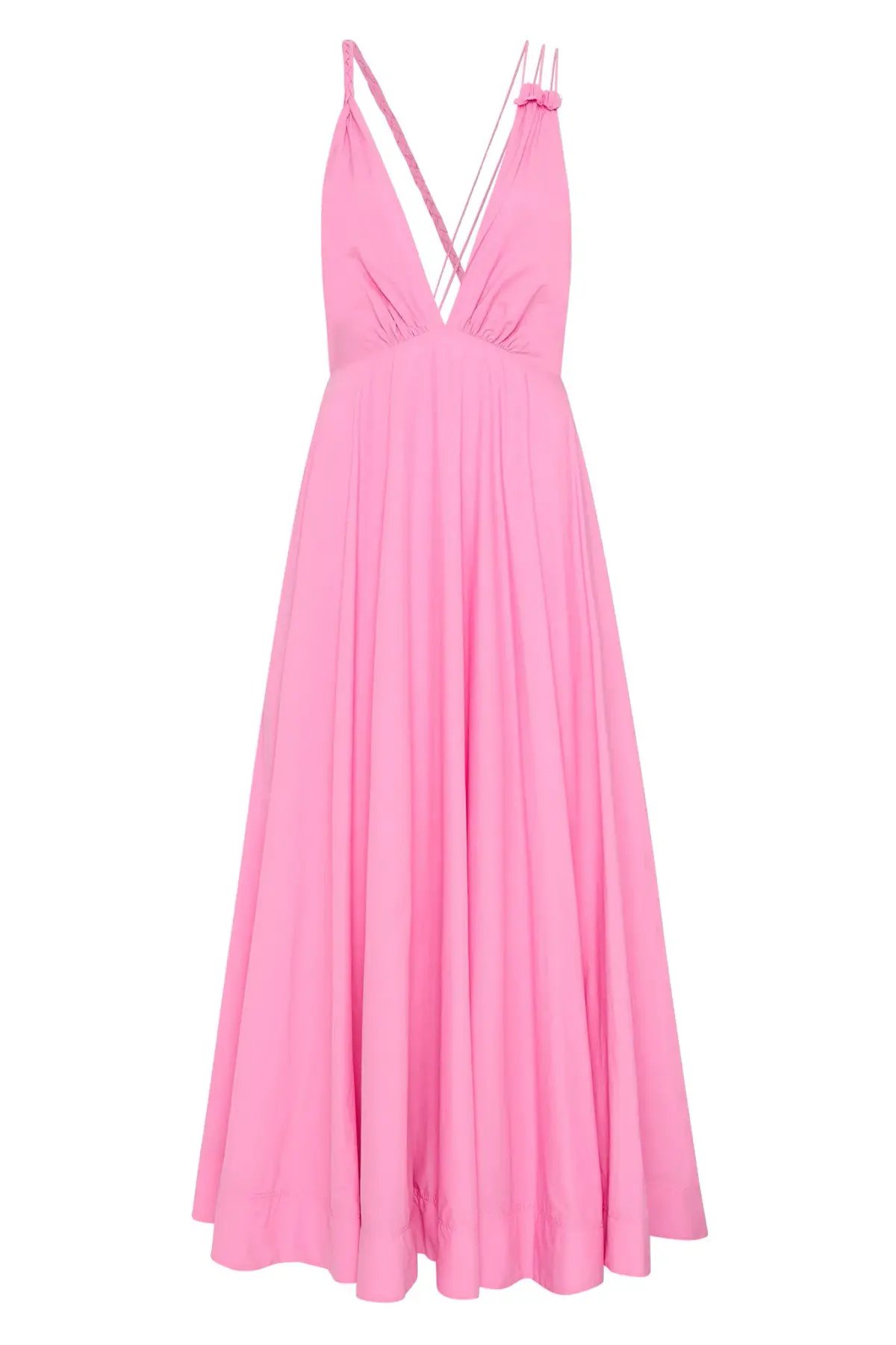 Aje Vellum Maxi Dress Cerise Pink Size 8 photo 4