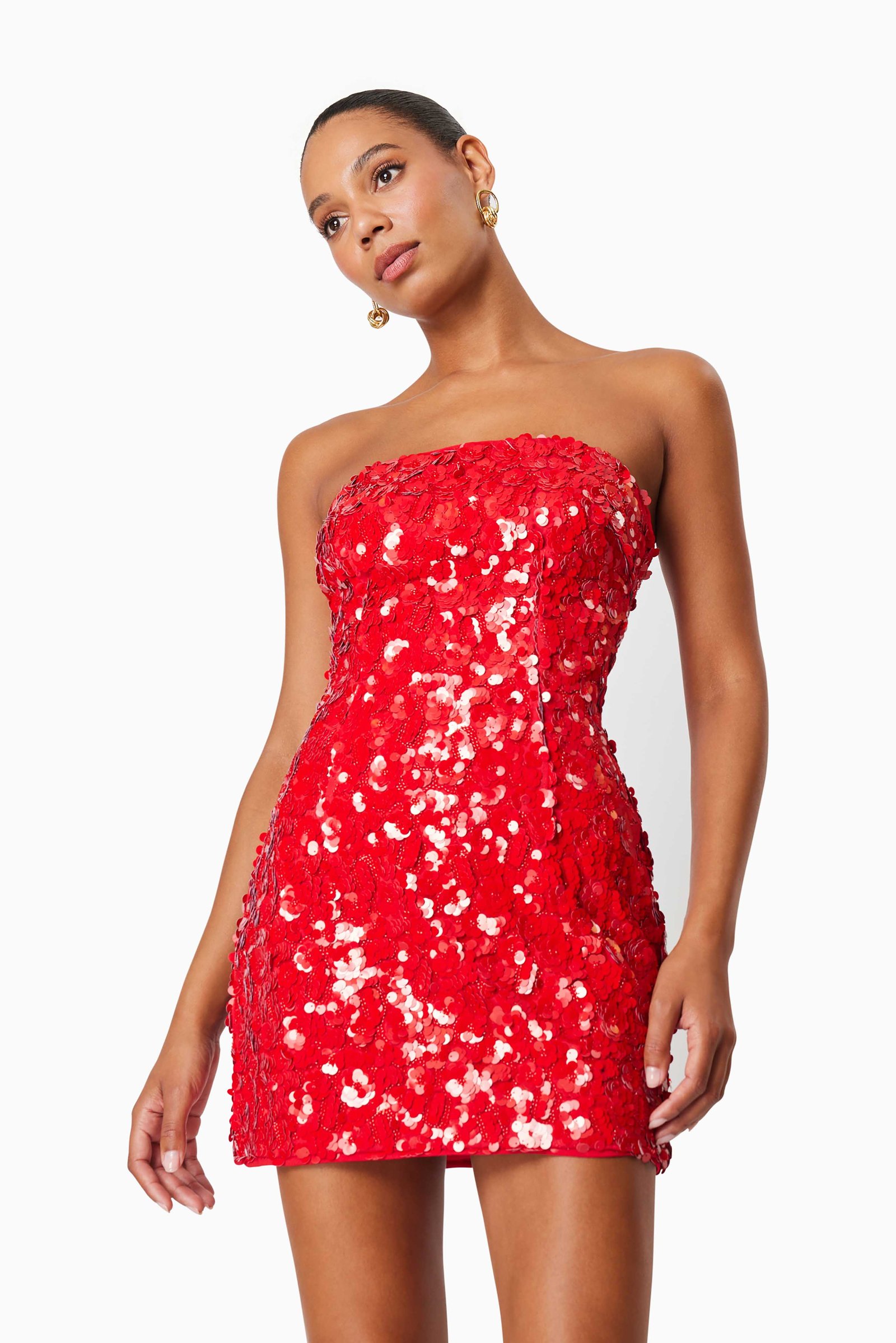 ELLIATT EMMA PARTY DRESS - RED photo 2