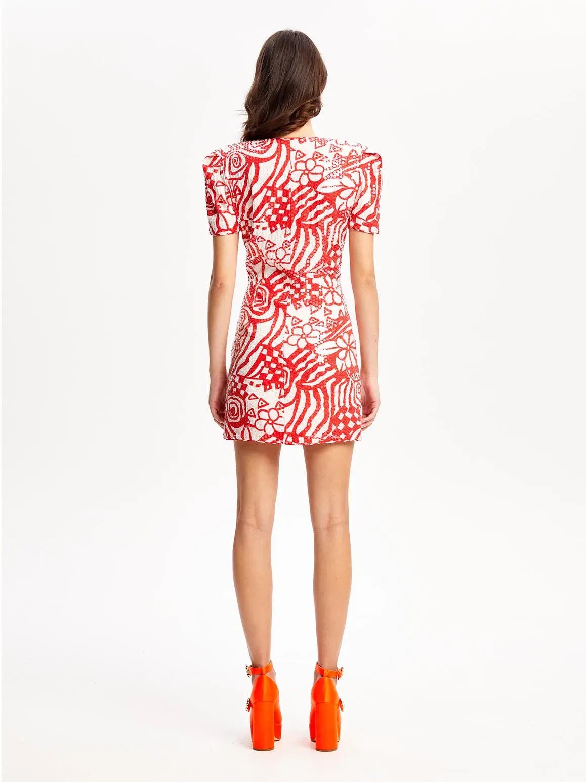 Alice McCall Daisy Daze Mini Dress Salsa Red Size S / Au 8 photo 3