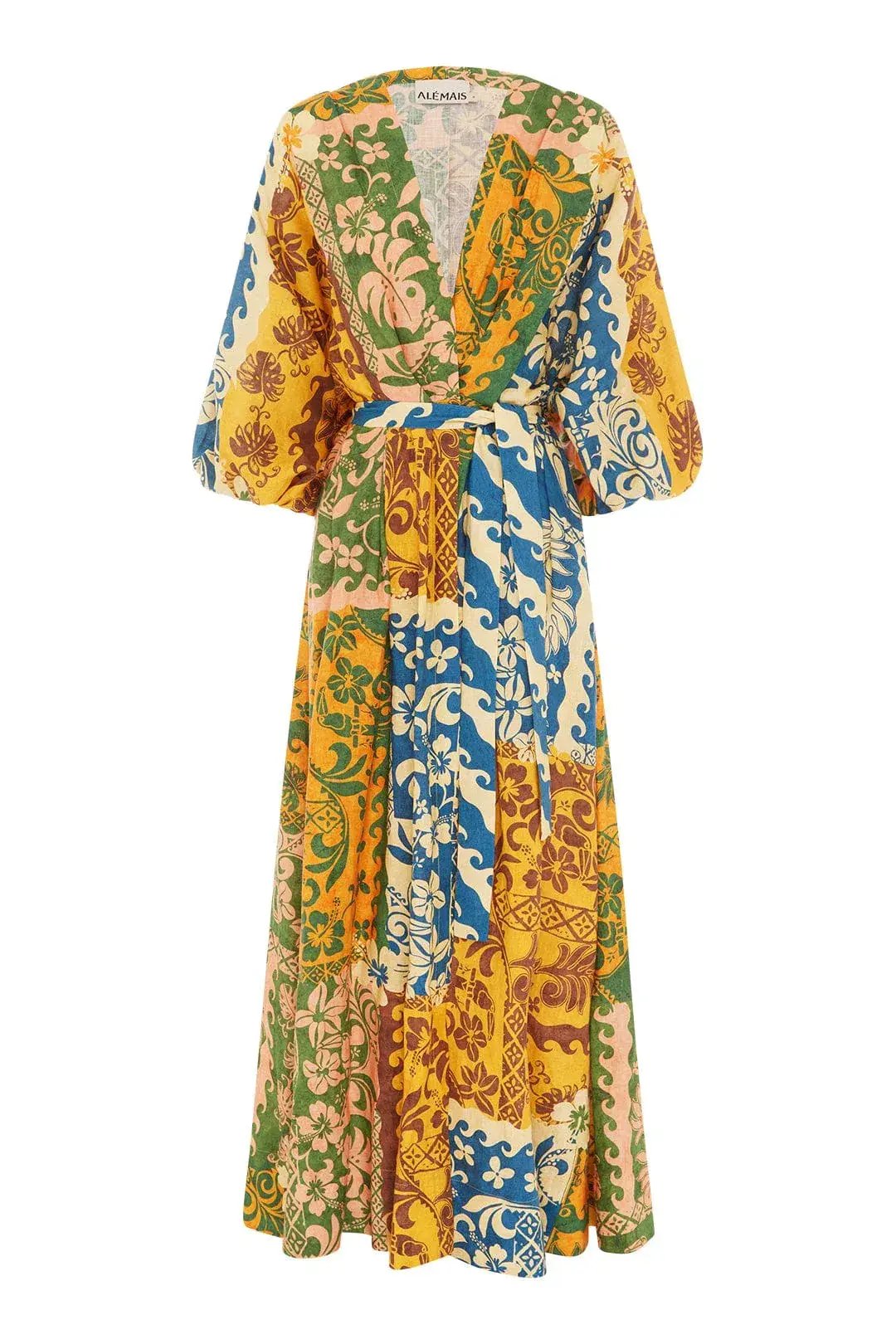 Alemais Archie Wrap Dress Multi Print Size 8 photo 4