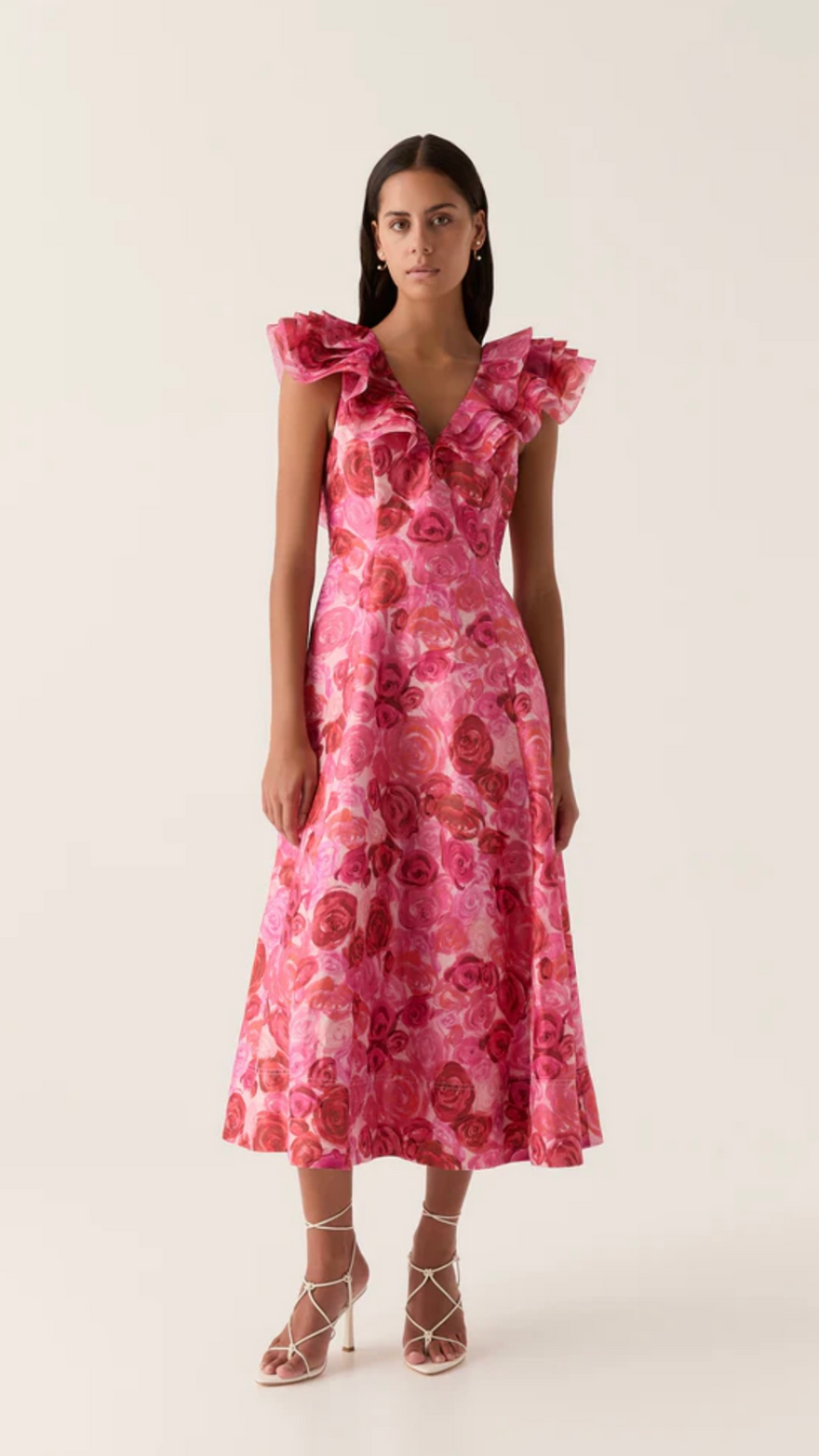 AJE Enchanted Plunge Midi Dress photo 3