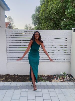 L'idée Soiree One Shoulder Dress Teal photo 3