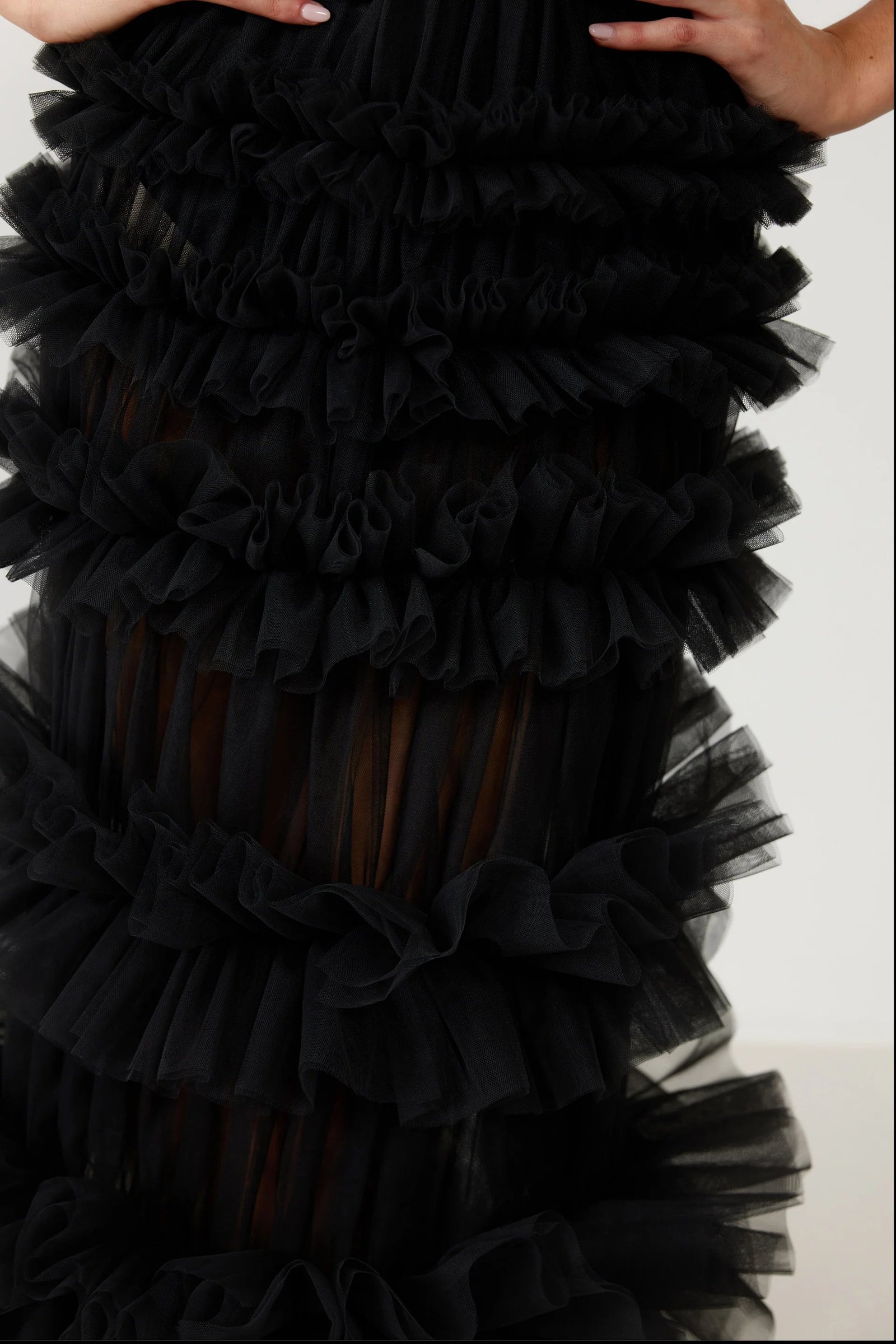 LEXI MARIELLA DRESS - CHARCOAL photo 7