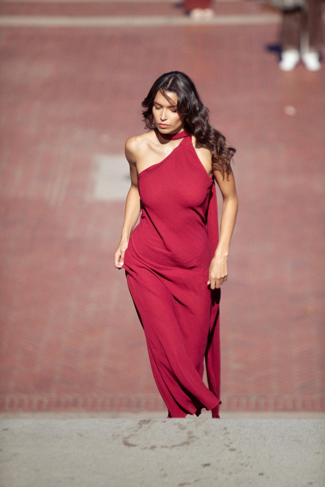 SUMMER AWAY ROSARIO DRESS - SANGRIA photo 3