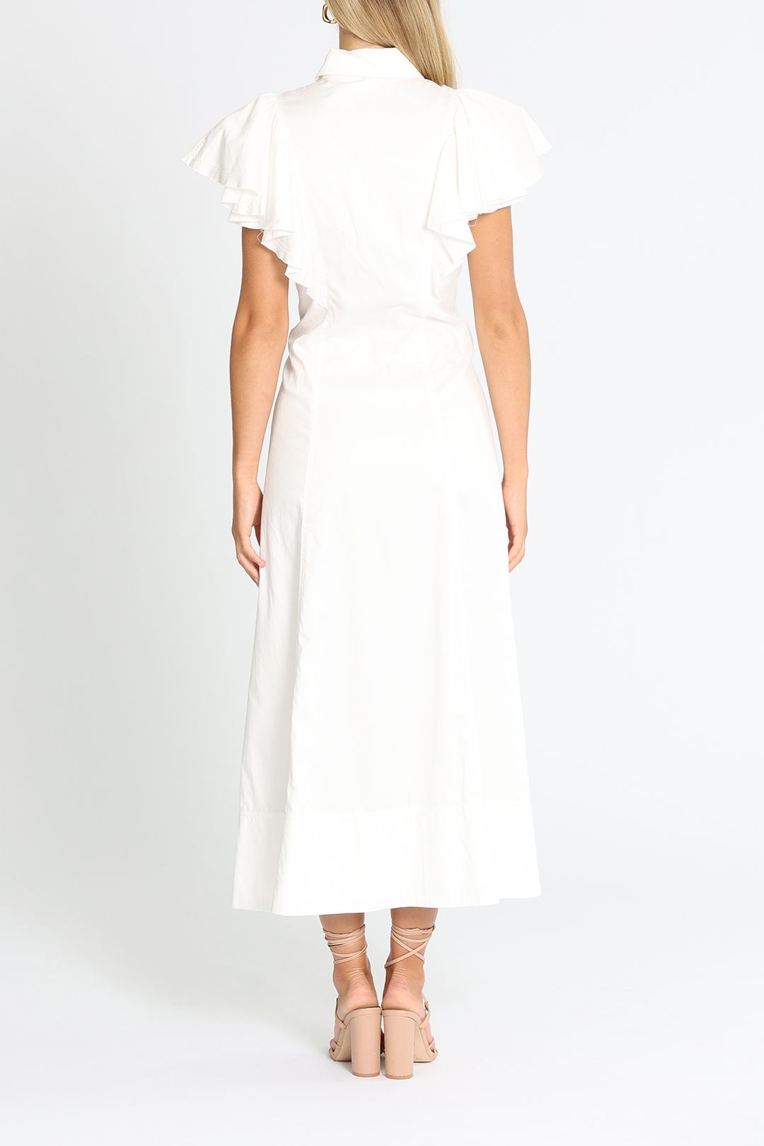 Kindred Frill Sleeve Midi Dress photo 3