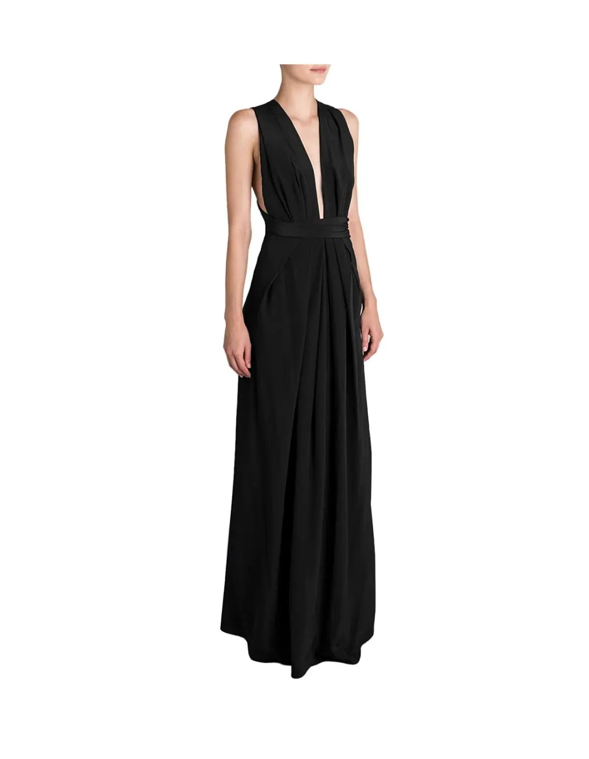 Bianca Spender Silk CDC Ascendent Gown Black Size  12 photo 8