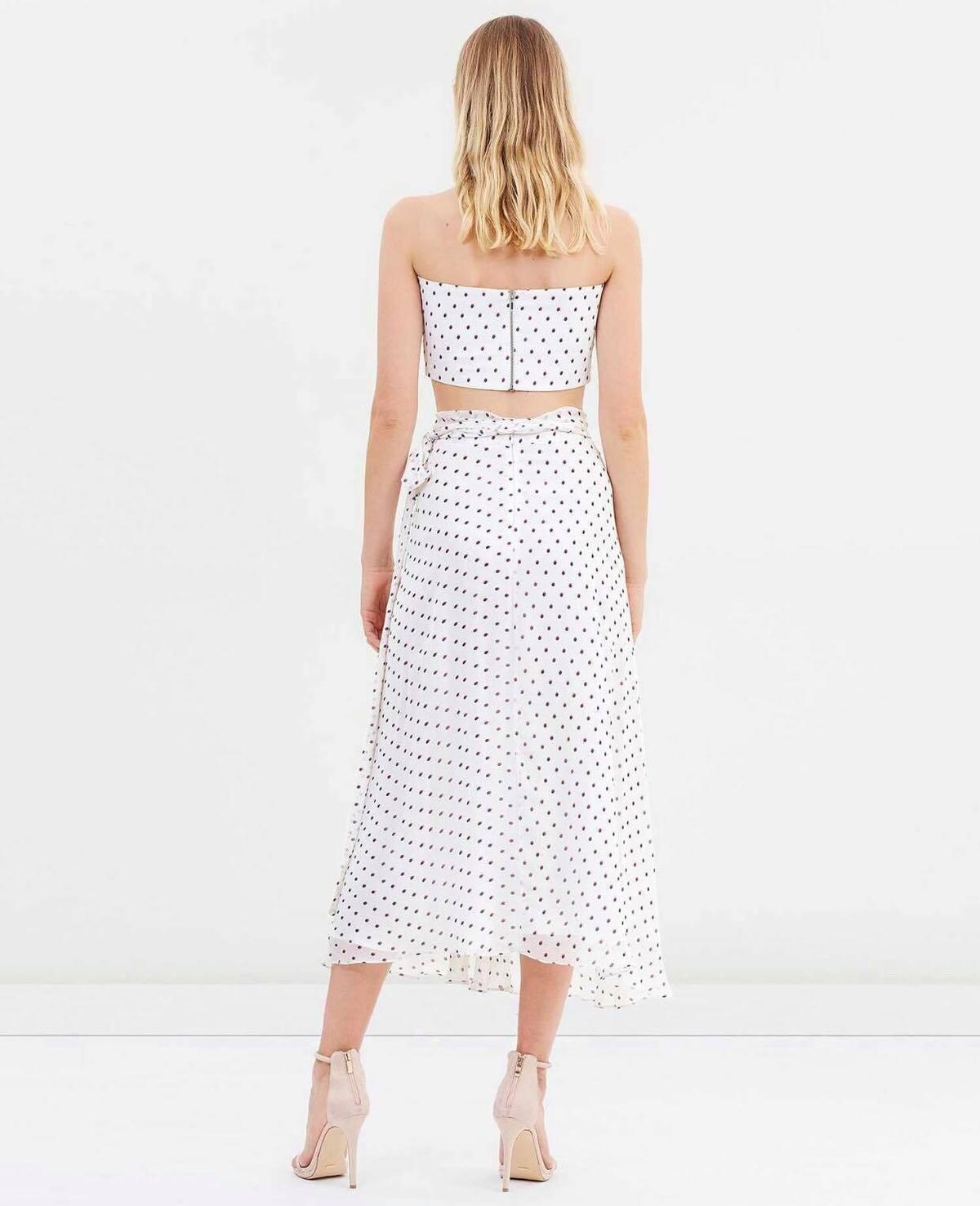 Bec & Bridge Little Cuba Tie Top & Skirt Polka Dot Print Size AU 8 photo 4
