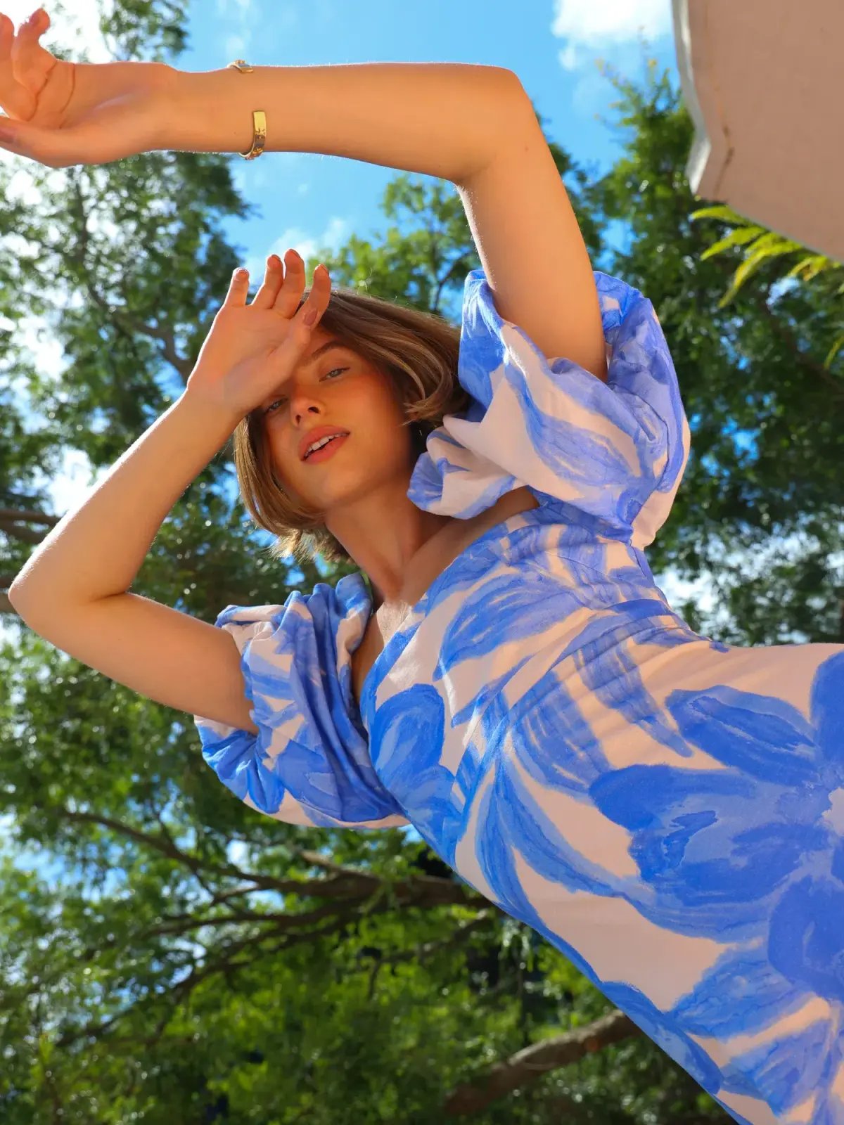 By Nicola Camille Maxi Blue Lagoon Size 12 photo 3