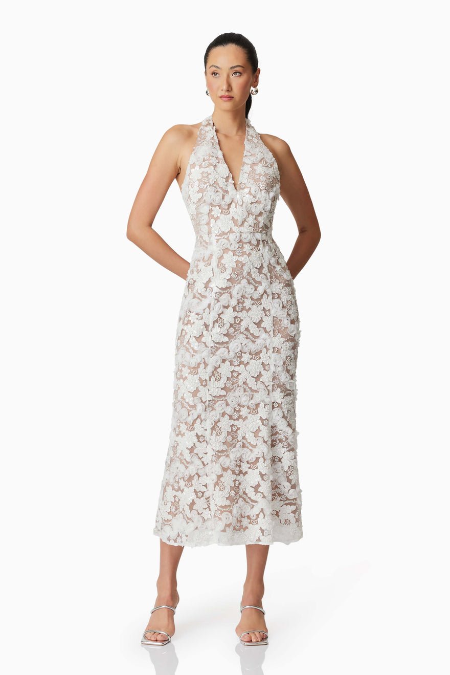 Elliatt Voni Maxi Dress - Ivory photo 2