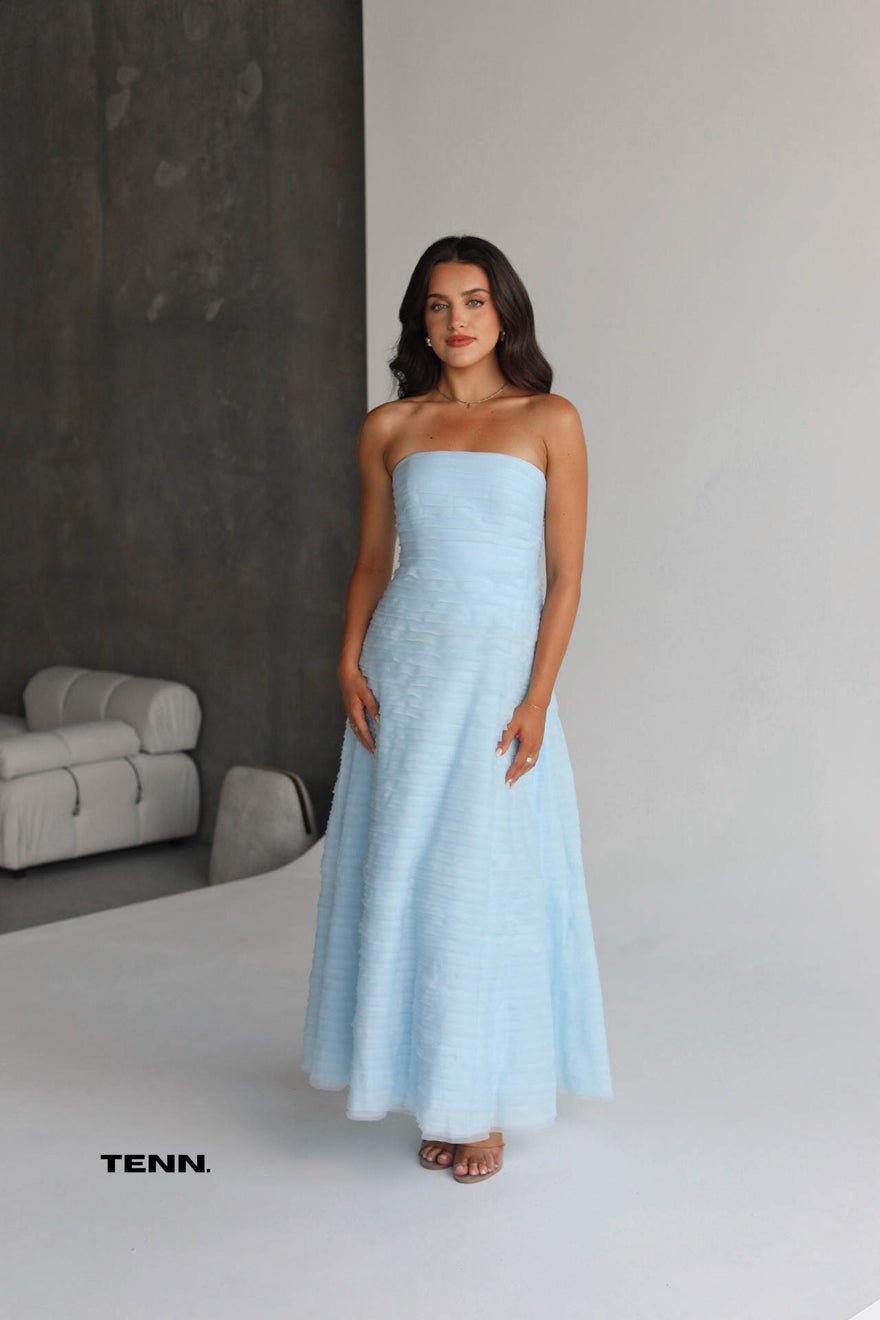 Aje Soundscape Maxi Dress - Blue photo 2