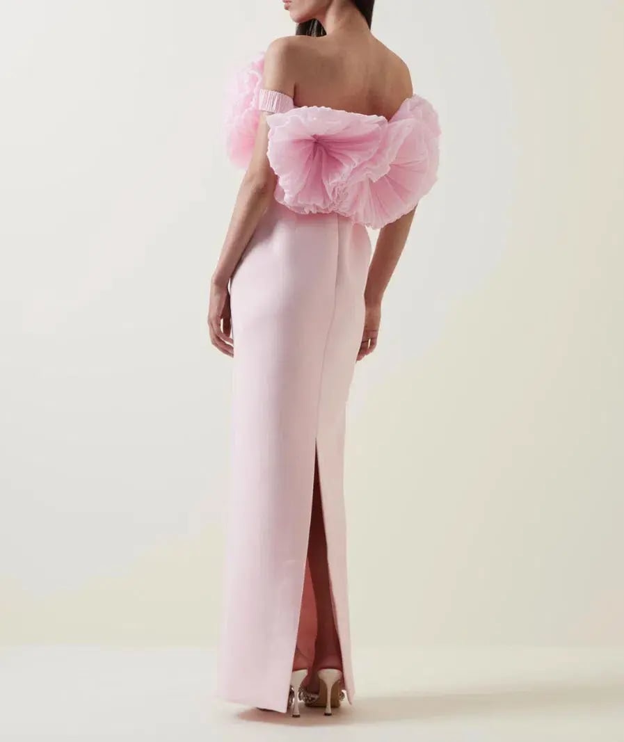 Rachel Gilbert Angelo Maxi Gown Pink 3 / AU 12 photo 3