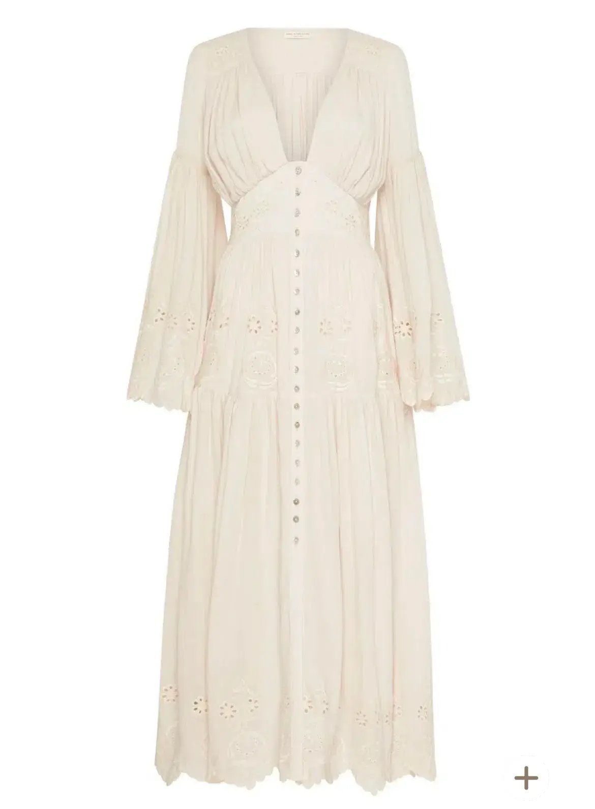 Spell Imogen Gown Cream Size M/Au 10 photo 3