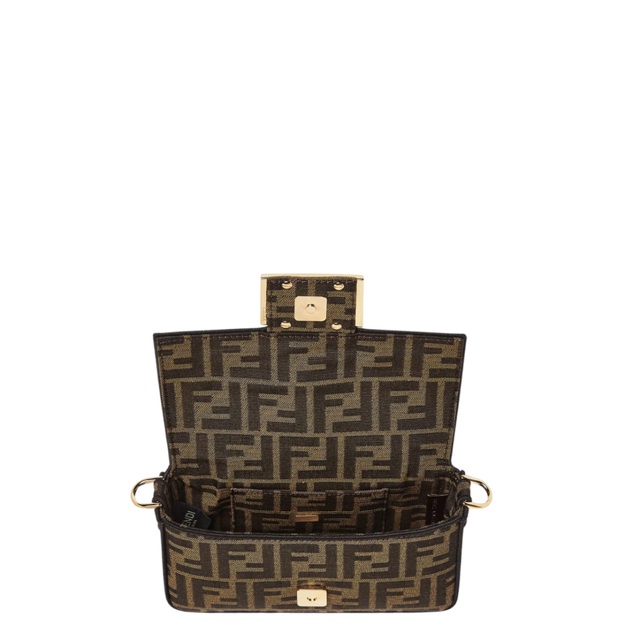 Fendi Baguette Mini Brown FF Jacquard photo 3
