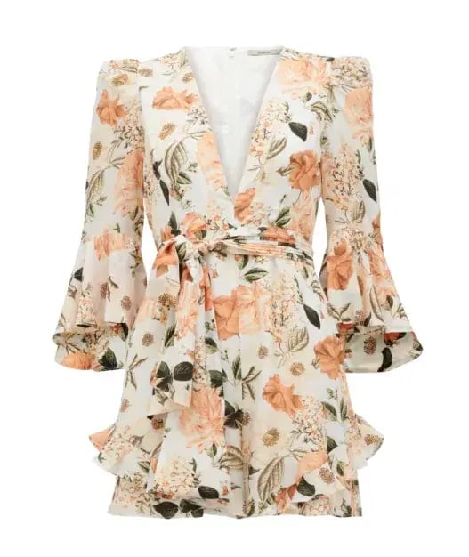 Thurley Rendezvous Playsuit Floral Print Size 10 photo 2