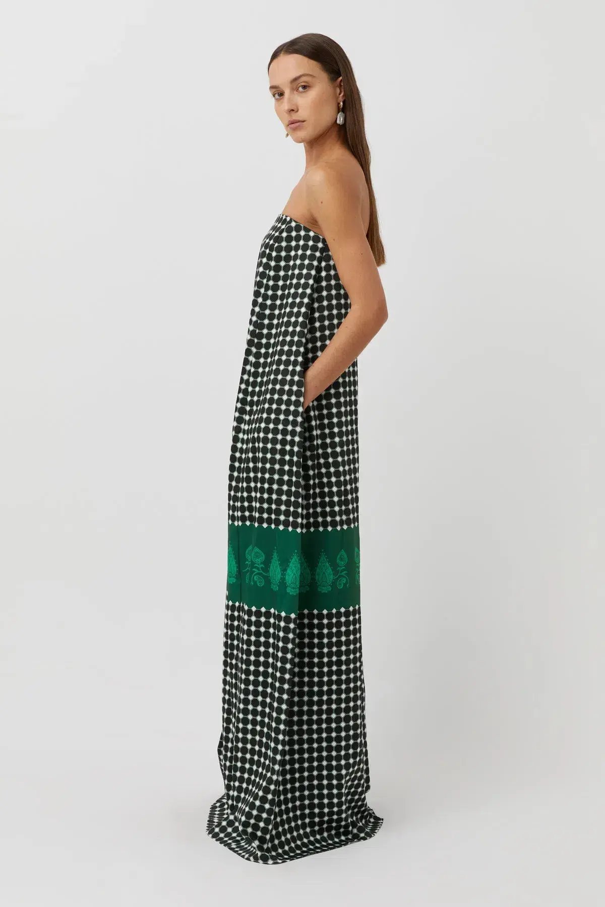 Camilla and Marc Rivoli Column Dress Print Size 6 photo 2