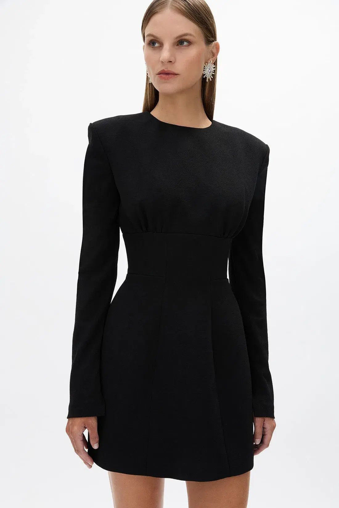 Rachel Gilbert Dover Sleeve Mini Black - 10 photo 3